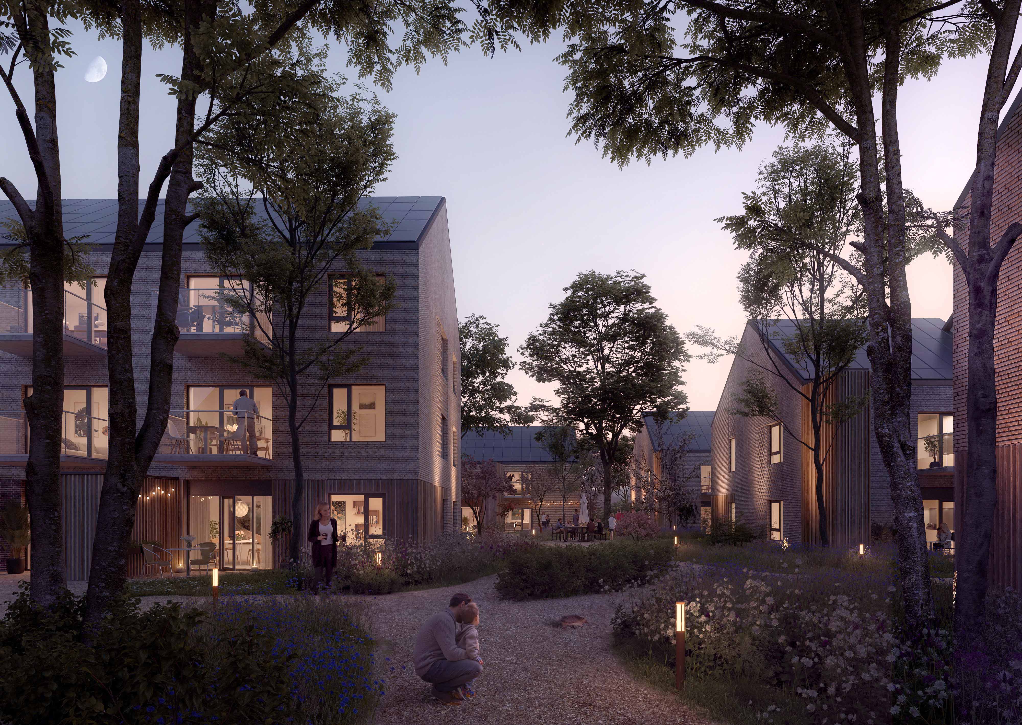 illustration af Sønderhaven: Ginnerup Arkitekter
