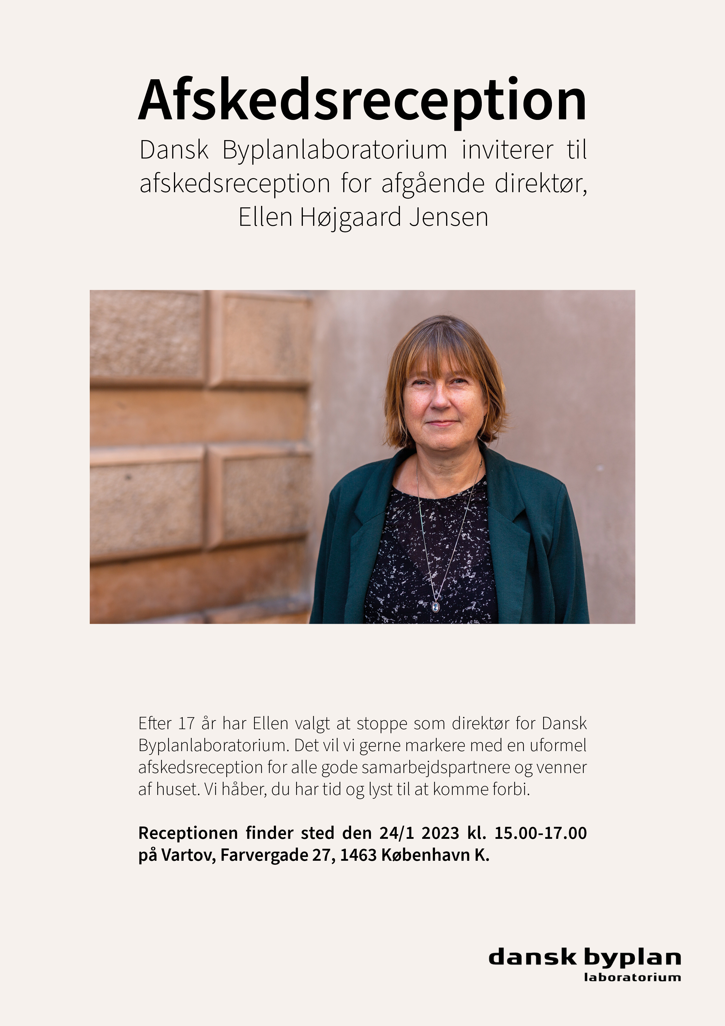 Afskedsreception for Ellen Højgaard Jensen
